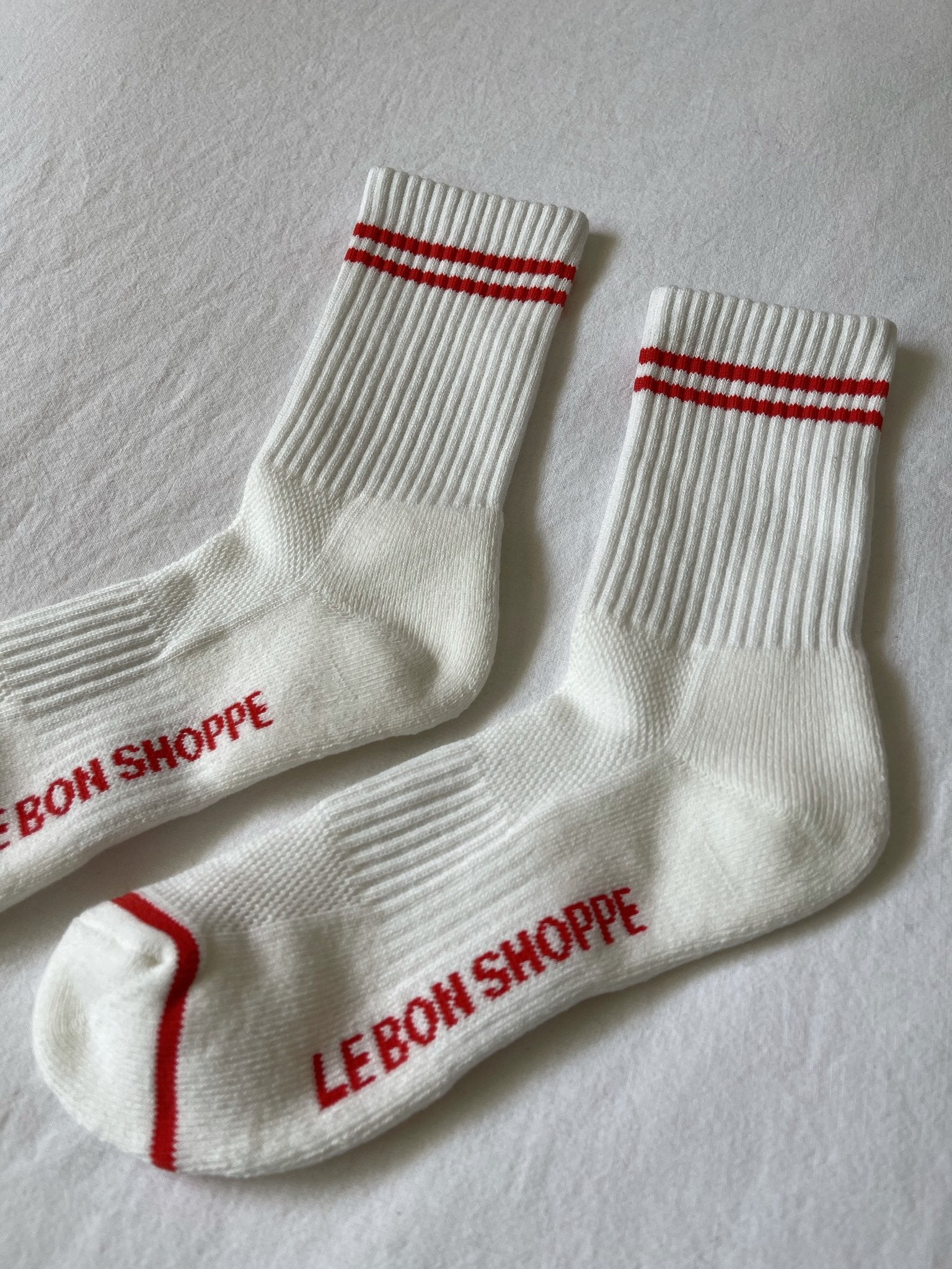 Le Bon Shoppe Boyfriend Sock - Clean White - Vincent Park - {{shop.address.city}} {{ shop.address.country }}
