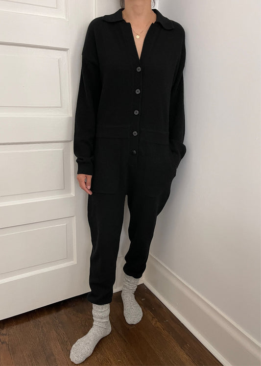 Le Bon Shoppe Elegante Jumpsuit - Ebony - Vincent Park - {{shop.address.city}} {{ shop.address.country }}