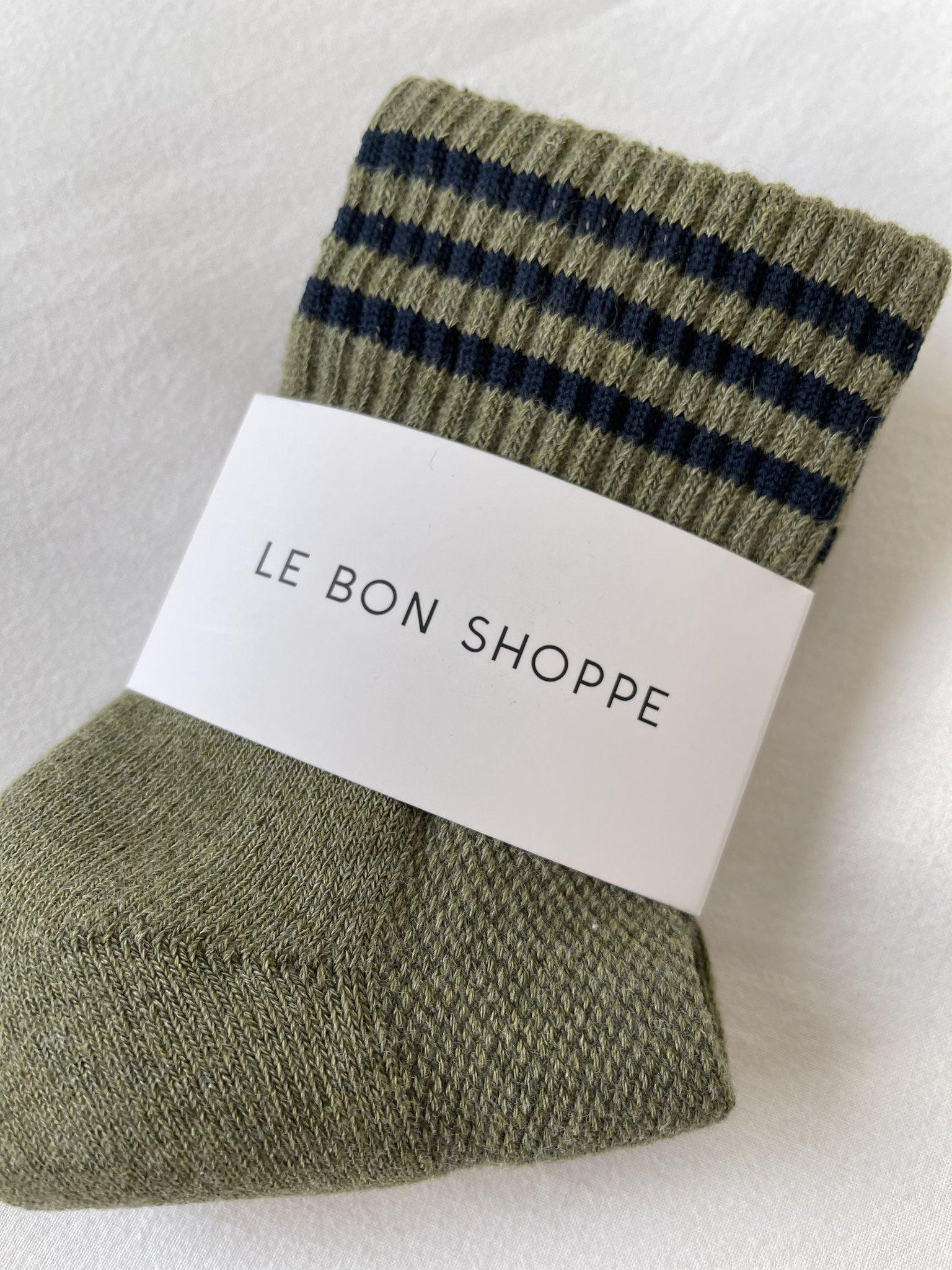 Le Bon Shoppe Girlfriend Sock - Sage - Vincent Park - {{shop.address.city}} {{ shop.address.country }}