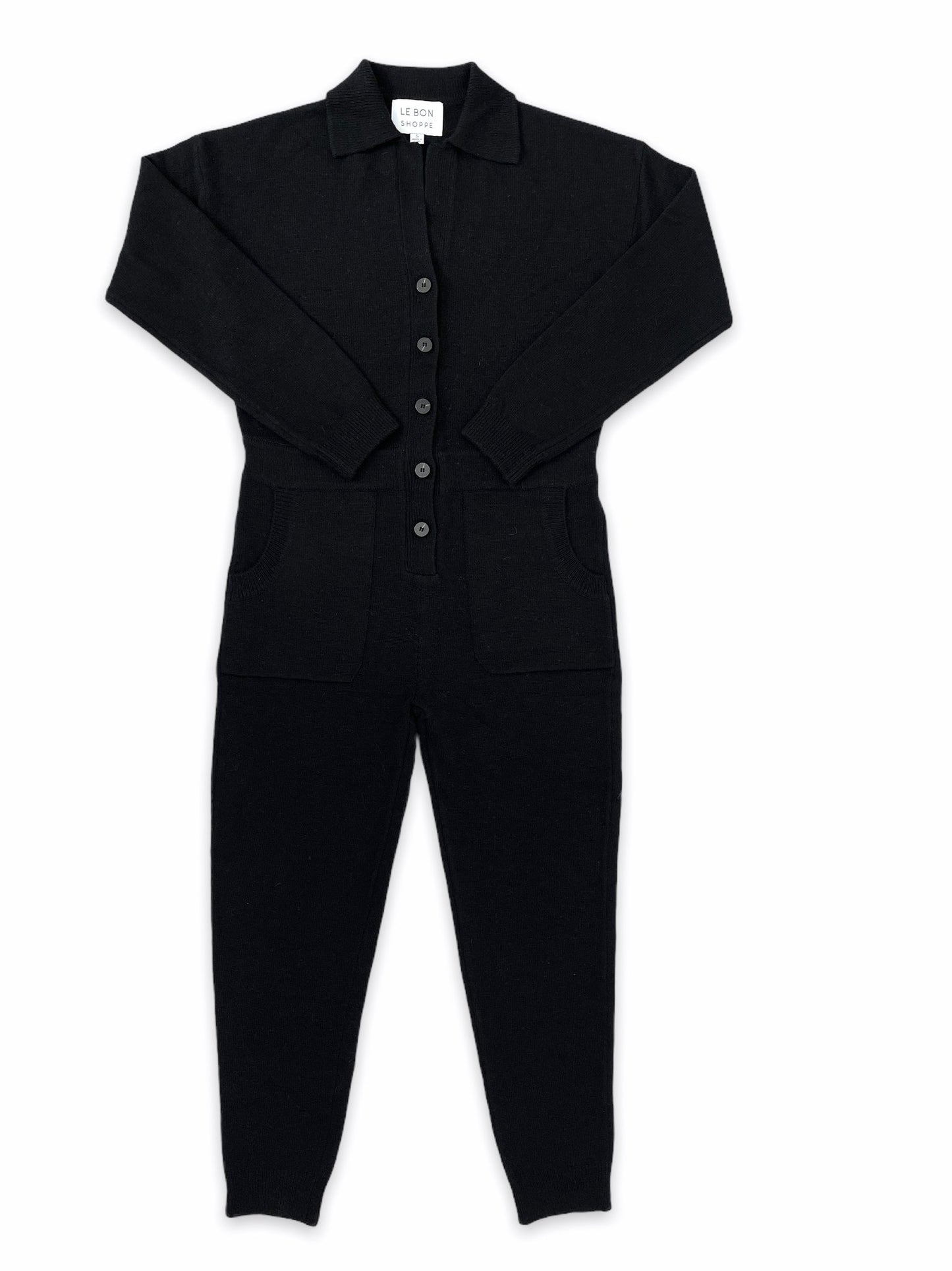 Le Bon Shoppe Elegante Jumpsuit - Ebony - Vincent Park - {{shop.address.city}} {{ shop.address.country }}