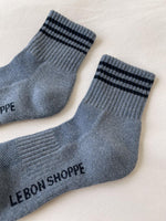 Le Bon Shoppe Girlfriend Sock - Indigo - Vincent Park - {{shop.address.city}} {{ shop.address.country }}