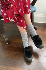 Le Bon Shoppe Grandpa Socks - Stone Heather - Vincent Park - {{shop.address.city}} {{ shop.address.country }}