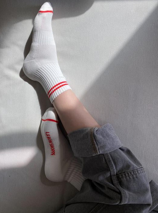 Le Bon Shoppe Boyfriend Sock - Clean White - Vincent Park - {{shop.address.city}} {{ shop.address.country }}