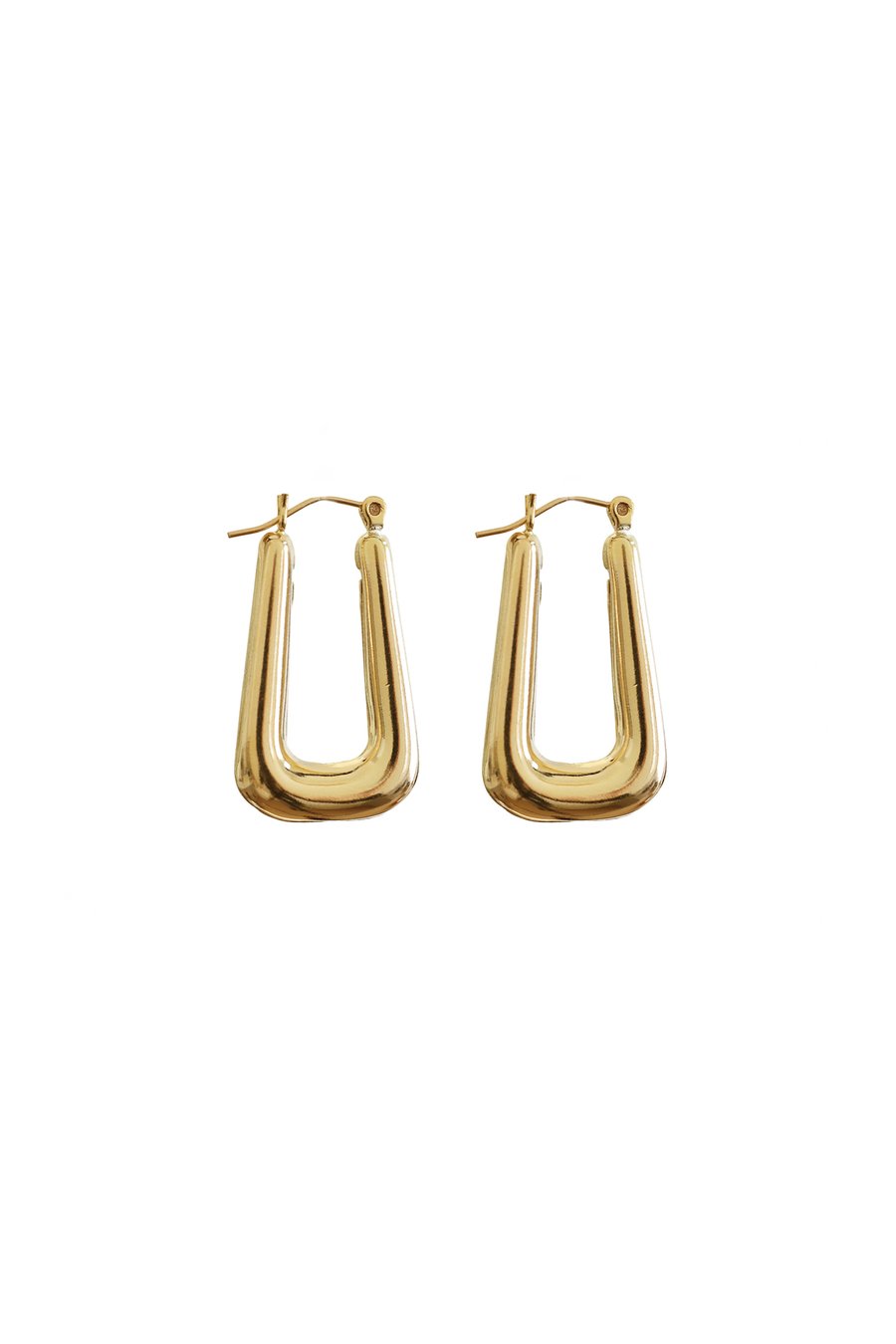 Lisbeth Moss U Shaped hoops - Gold - Vincent Park - {{shop.address.city}} {{ shop.address.country }}
