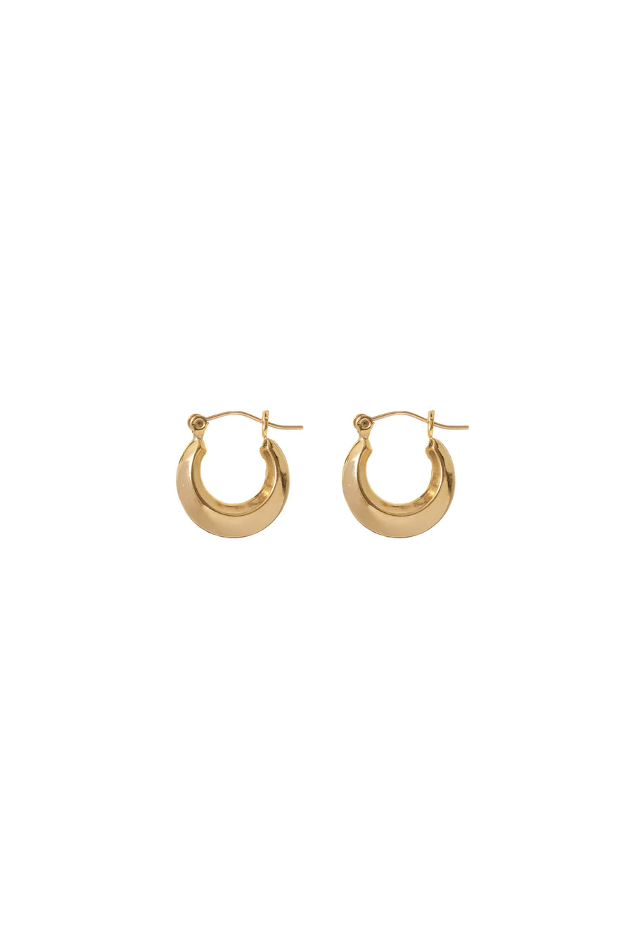 Lisbeth Petite Hailey Hoops - Gold - Vincent Park - {{shop.address.city}} {{ shop.address.country }}
