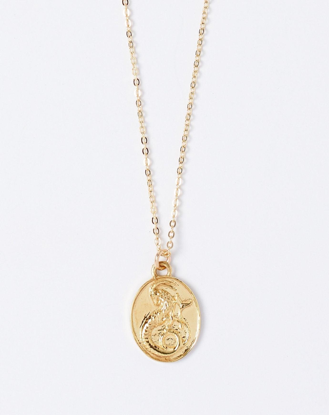 Talon Zodiac Pendant Necklace - Capricorn - Vincent Park - {{shop.address.city}} {{ shop.address.country }}